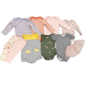 Lot of Girls One-Piece 6-12M - Hanna Andersson, Gymboree, GAP, Kate Quinn (1473)
